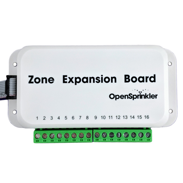 OpenSprinkler 16-zone expansion board for larger South African irrigation systems